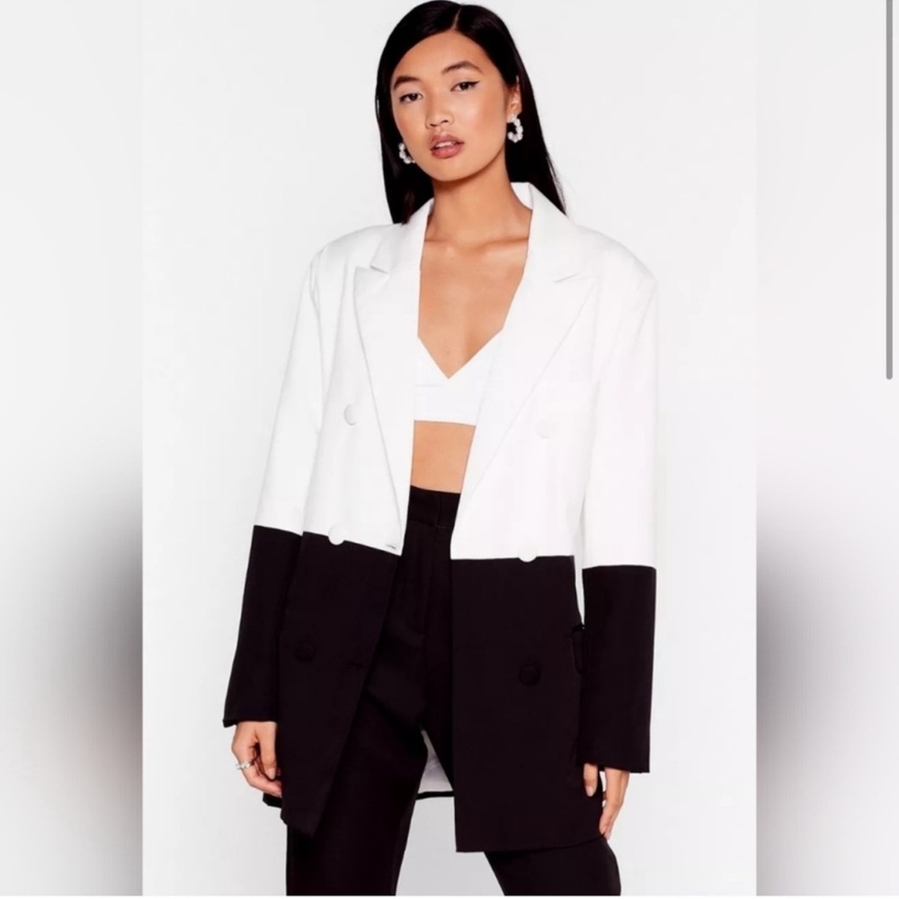 Nasty Gal Monochrome Blazer